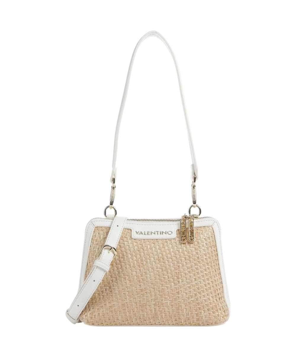 Valentino Bags - Γυναικεία Τσάντα Ώμου Demetra VBS9R942-640 Μπεζ/Λευκό
