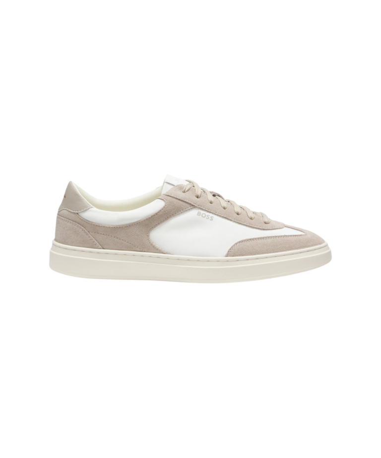 Hugo Boss - Ανδρικά Sneakers Kieran Tenn 50567947-122 Λευκό/Εκρού