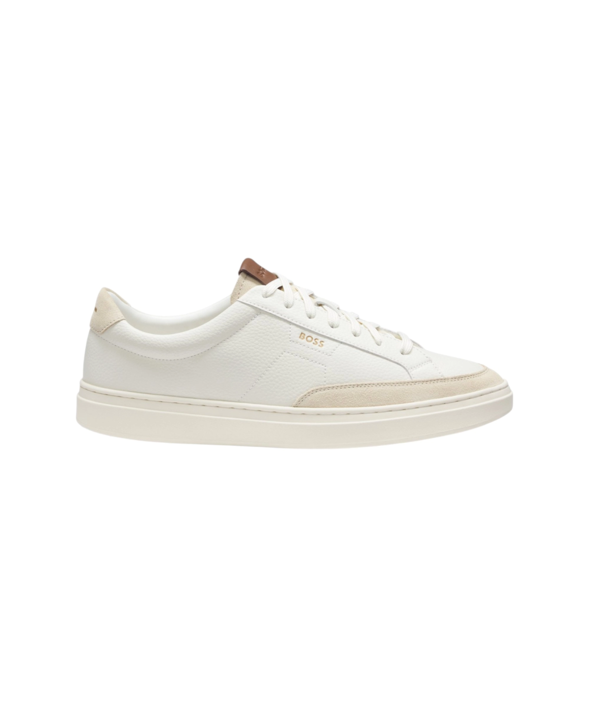 Hugo Boss - Ανδρικά Sneakers Kieran Tenn 50568536-122 Λευκό/Μπεζ