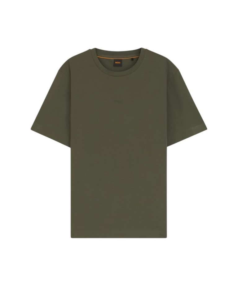 Hugo Boss - Ανδρικό T-shirt Tchup Relaxed Fit 50473278-325 Χακί