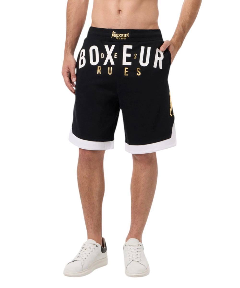 Boxeur Des Rues - Ανδρική Βερμούδα BXM0100520AY-BLACKG Μαύρο