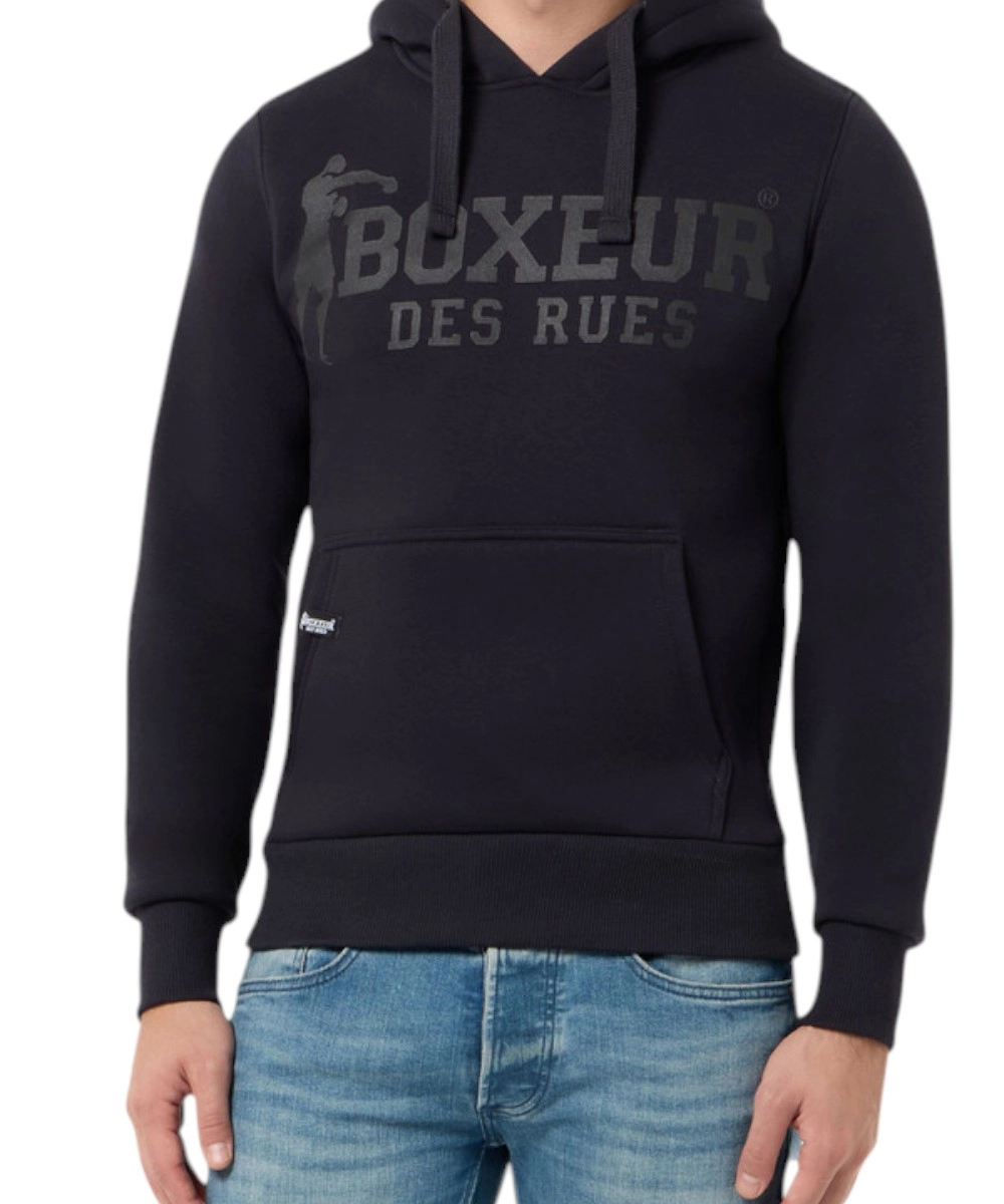 Boxeur Des Rues - Ανδρική Μπλούζα Φούτερ με Κουκούλα BXM0404350AY-ANTHRA Ανθρακί
