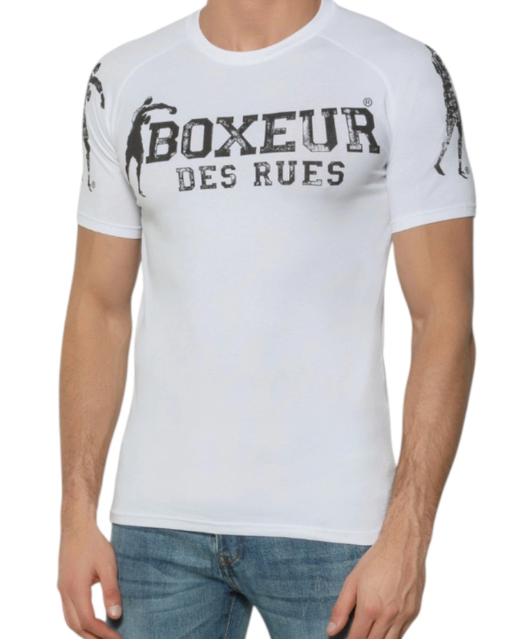 Boxeur Des Rues - Ανδρικό Κοντομάνικο Μπλουζάκι T-Shirt BXM0202843CC-WHITE Λευκό