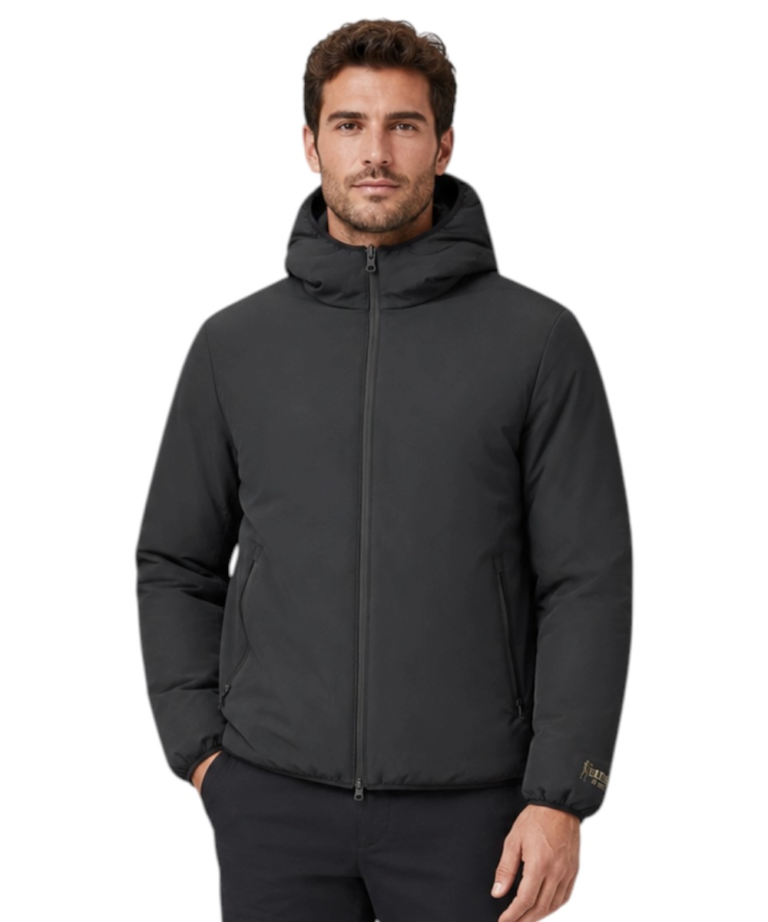 Boxeur Des Rues - Ανδρικό Μπουφάν Διπλής Όψεως BXM0909491AY-BLACK Μαύρο