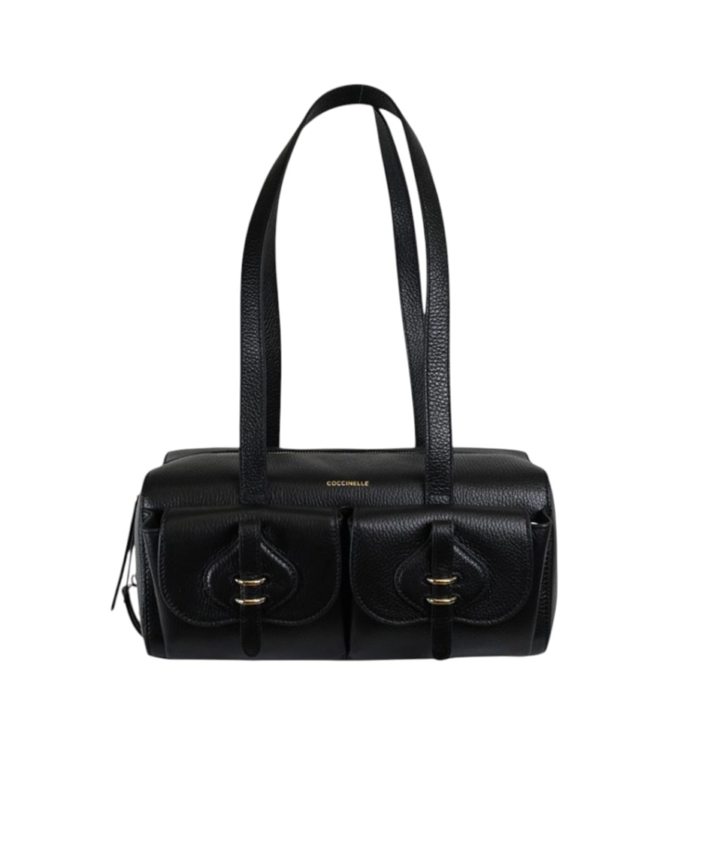 Coccinelle - Γυναικεία τσάντα Ώμου Mavery Pocket Bauletto E1VGK120301-001 Μαύρο