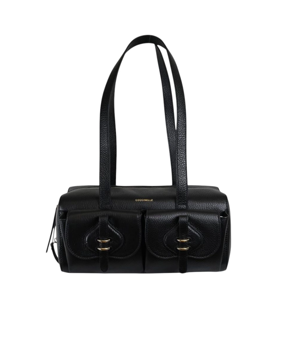 Coccinelle - Γυναικεία τσάντα Ώμου Mavery Pocket Bauletto E1VGK120301-001 Μαύρο