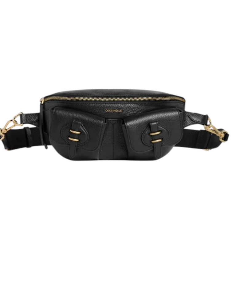 Coccinelle - Γυναικεία τσάντα Ώμου Mavery Pocket Small E1VGK170101-001 Μαύρο