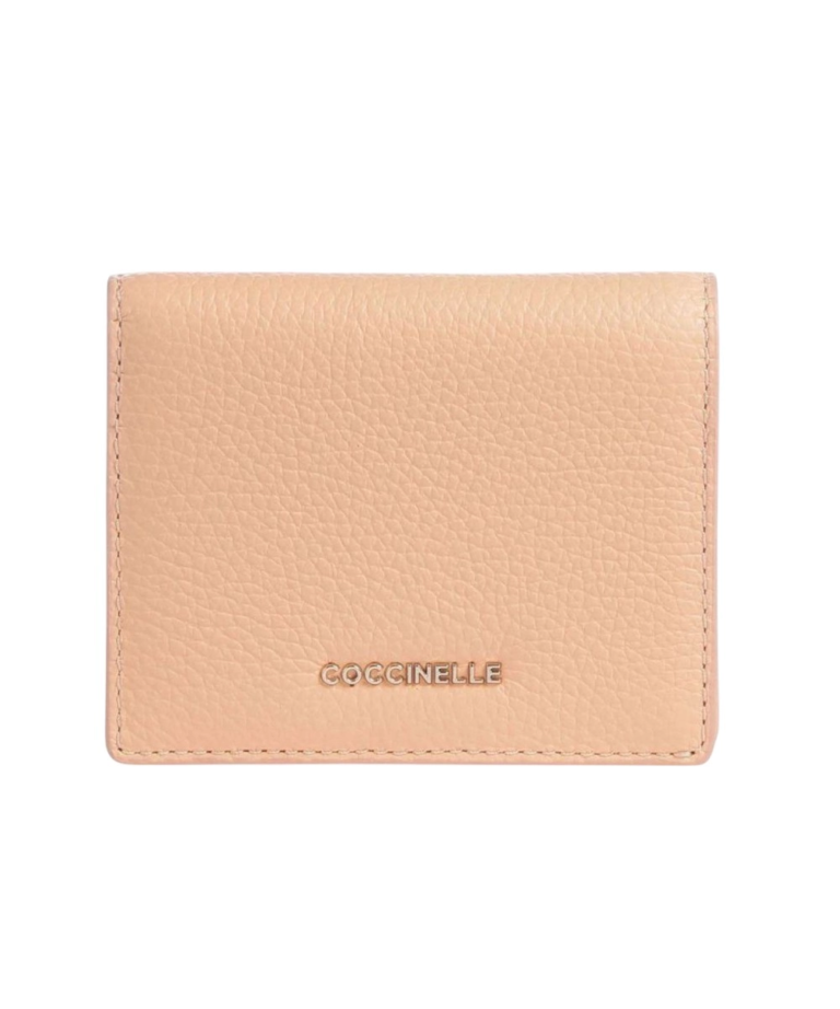 Coccinelle - Γυναικείο Πορτοφόλι Metallic Soft Mini E2MW511D301-P47 Πορτοκαλί Ανοιχτό