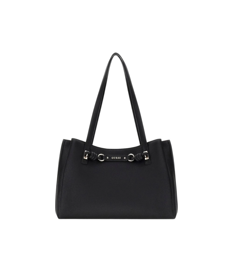 Guess - Γυναικεία Τσάντα Ώμου Camelia 3 Comp Tote HWBG9742230-BLA Μαύρο