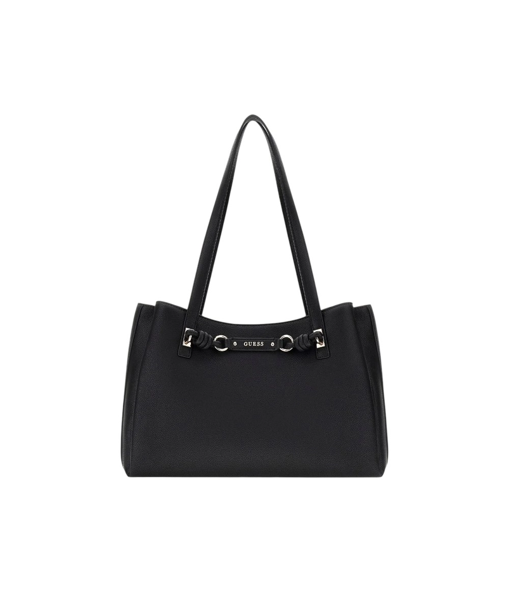 Guess - Γυναικεία Τσάντα Ώμου Camelia 3 Comp Tote HWBG9742230-BLA Μαύρο