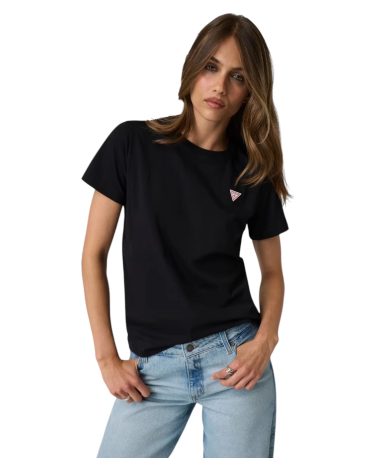 Guess - Γυναικείο T-Shirt Regular Fit W4YI10J1314-JBLK Μαύρο