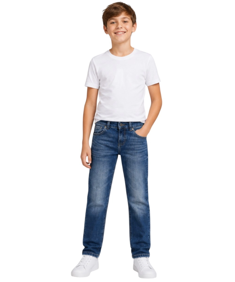 Guess - Παιδικό Τζιν Παντελόνι L3YA04D52Z0-NDRK Μπλε