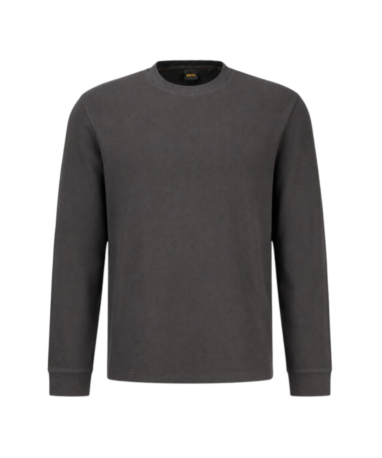Hugo Boss - Ανδρική Μακρυμάνικη Μπλούζα We Tempest 50574199-001 Μαύρο