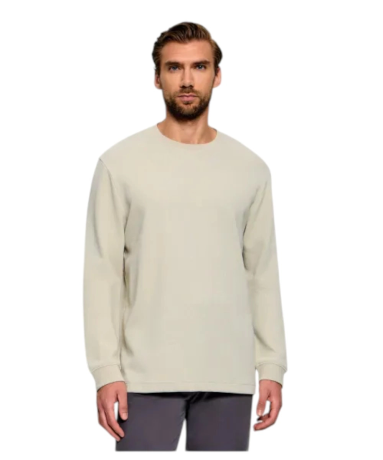 Hugo Boss - Ανδρική Μακρυμάνικη Μπλούζα We Tempest 50574199-271 Μπεζ