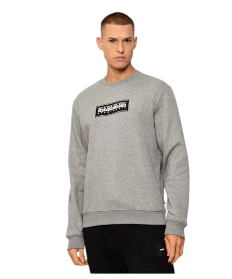 Napapijri - Ανδρική Μπλούζα Φούτερ B-Box Logo NP0A4I1A-160 Γκρι