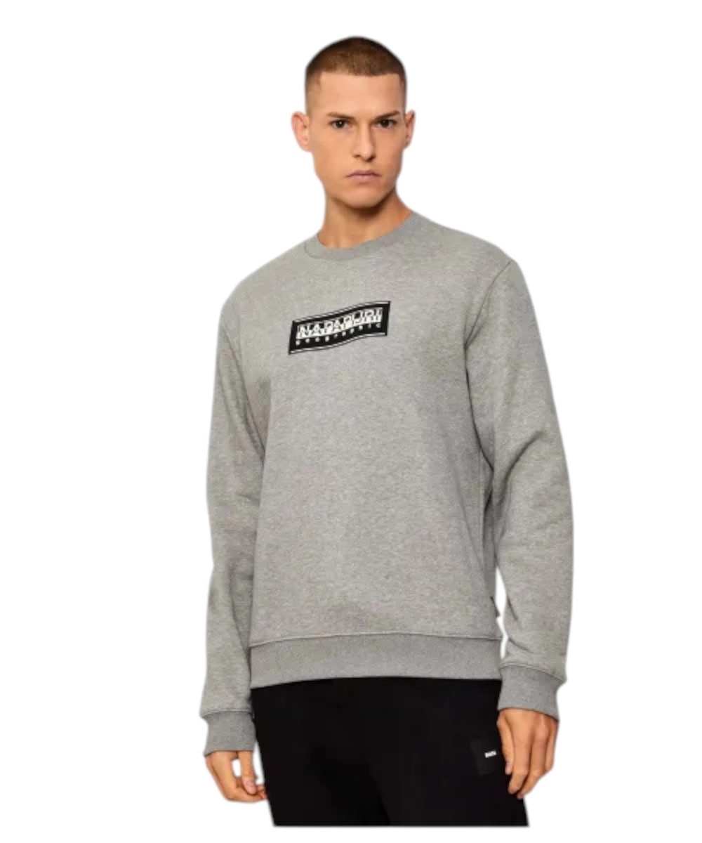 Napapijri - Ανδρική Μπλούζα Φούτερ B-Box Logo NP0A4I1A-160 Γκρι