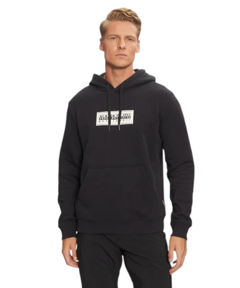 Napapijri - Ανδρικό Φούτερ Με Κουκούλα B-Box Logo NP0A4I19-041 Μαύρο