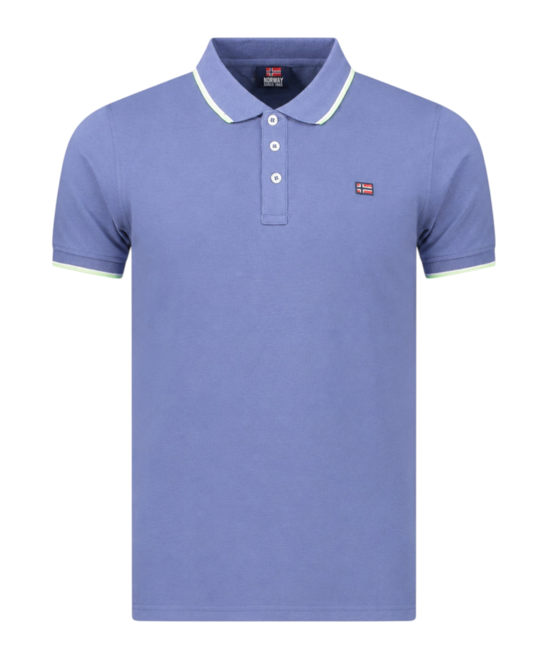 Scuola Nautica Italiana - Ανδρικό Polo Κοντομάνικο 838862-DENIM Μπλε