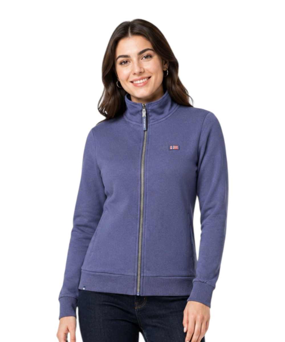 Scuola Nautica Italiana - Γυναικεία Ζακέτα Φούτερ 852410-NAVY Μπλε Ναυτικό