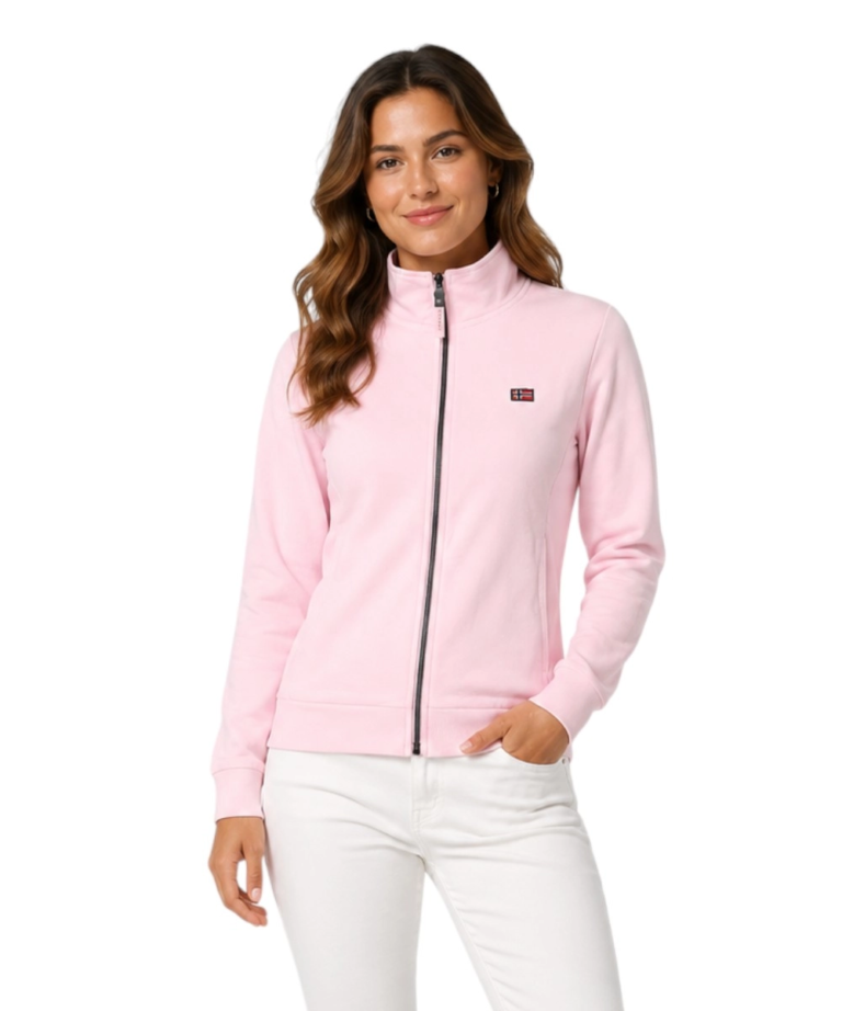 Scuola Nautica Italiana - Γυναικεία Ζακέτα Φούτερ 852410-Pink Ροζ