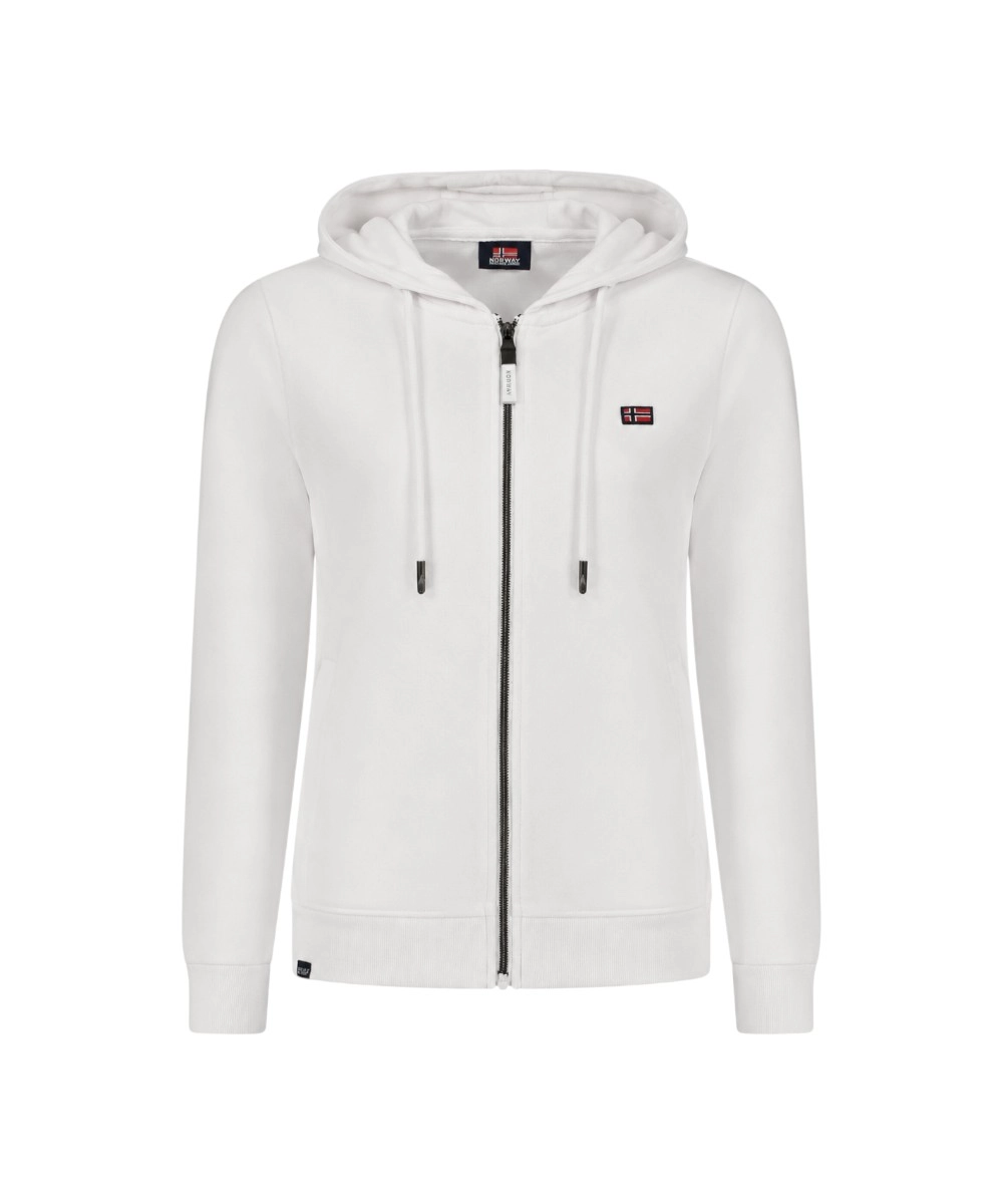 Scuola Nautica Italiana - Γυναικεία Ζακέτα Φούτερ 852411-WHITE Λευκό